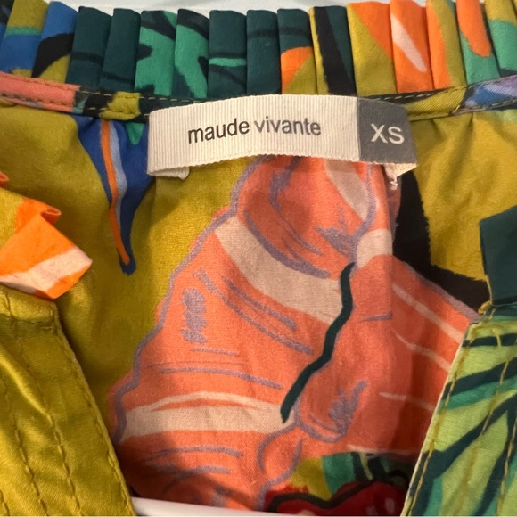 maude vivante floral belted dress - Picture 2 of 6